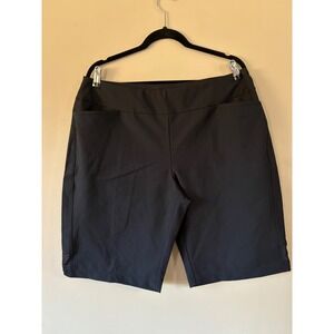 Tail White Label Womens 16 Black Golf Shorts Pull On Activewear 11.25" Inseam
